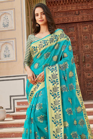 organza saree online