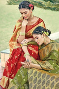 organza saree