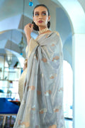 Organza Saree Cloud Grey Organza Saree saree online