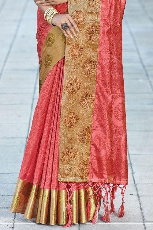 organza saree blouse design