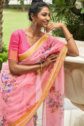 organza saree