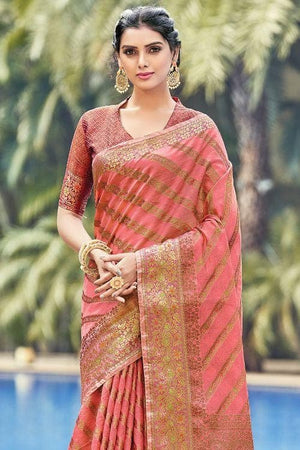 organza saree online