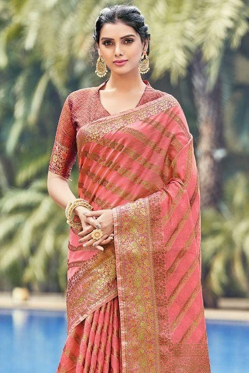organza saree online