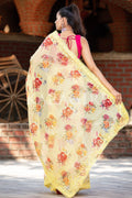 Organza Saree Daisy Yellow Organza Saree saree online