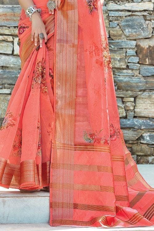 organza silk sarees