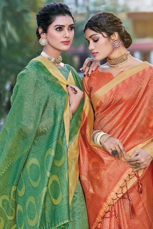 organza saree online