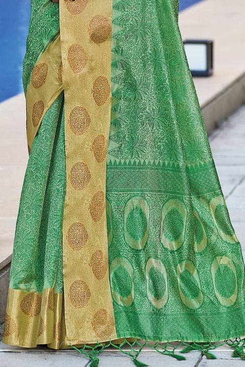 organza saree blouse designs