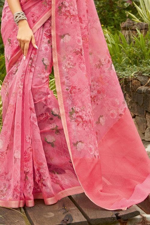organza sarees online 