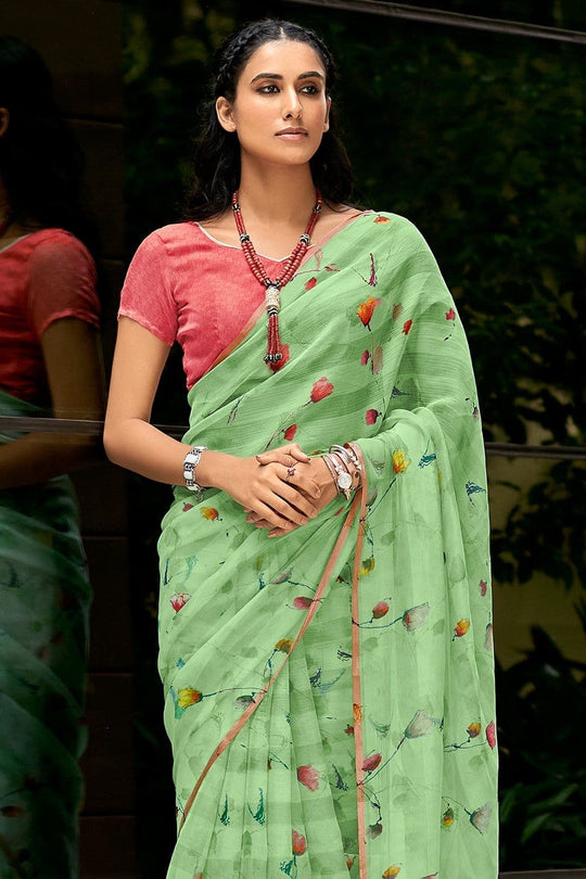 organza saree