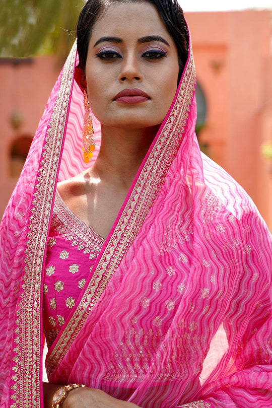 organza saree design