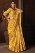organza silk saree