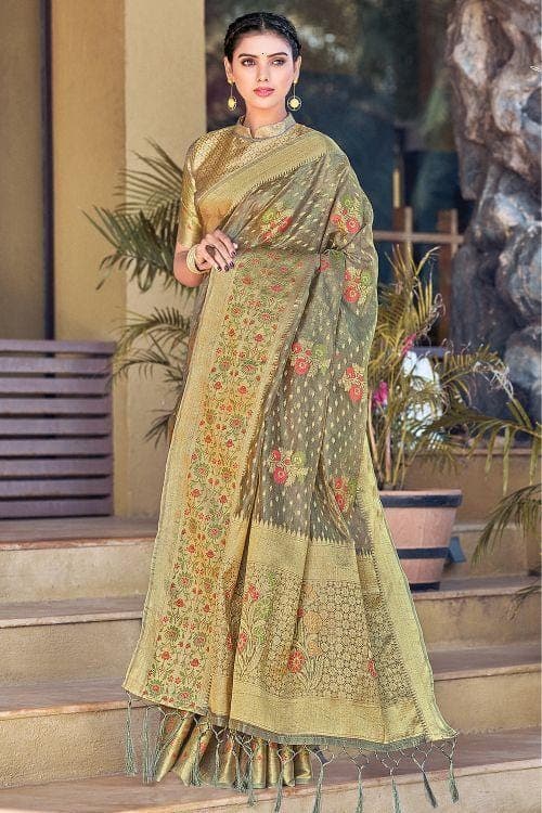 organza saree price
