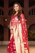 Organza Saree Hot Pink Organza Saree saree online