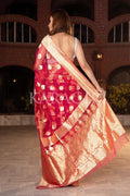 Organza Saree Hot Pink Organza Saree saree online