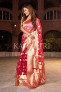 Organza Saree Hot Pink Organza Saree saree online