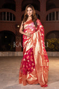 Organza Saree Hot Pink Organza Saree saree online
