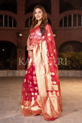 Organza Saree Hot Pink Organza Saree saree online