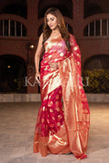 Organza Saree Hot Pink Organza Saree saree online