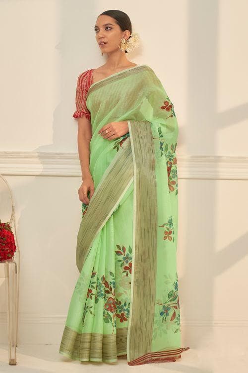 orgenza silk saree
