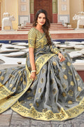 organza saree