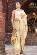 Organza Saree Lemon Yellow Organza Saree saree online