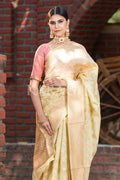 Organza Saree Lemon Yellow Organza Saree saree online