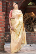 Organza Saree Lemon Yellow Organza Saree saree online
