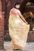 Organza Saree Lemon Yellow Organza Saree saree online