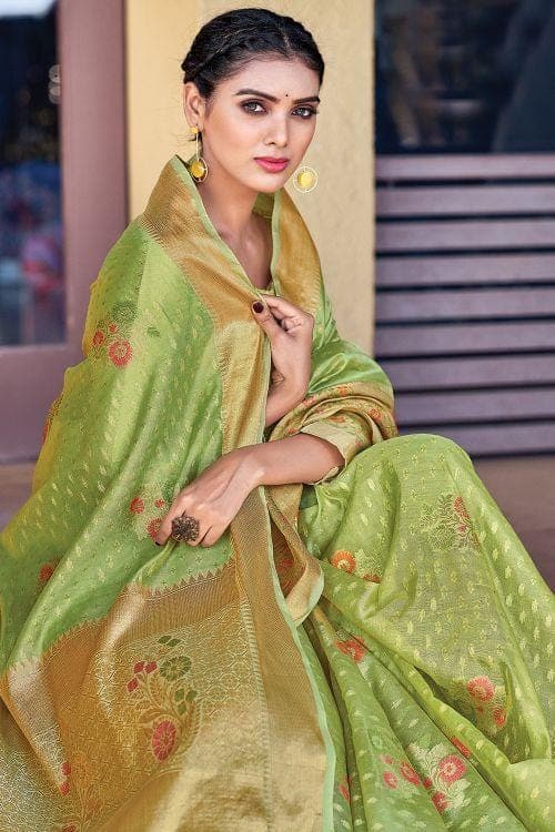 organza saree online
