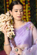 organza saree