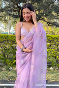 organza saree