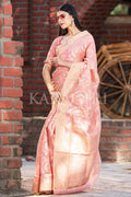 Organza Saree Lily Pink Organza Saree saree online