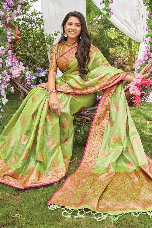 organza silk saree