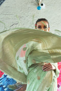 Organza Saree Mint Green Organza Saree saree online