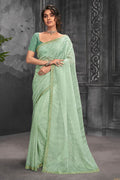 organza saree