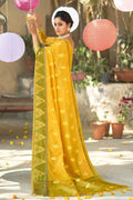 Organza Saree Mustard Yellow Organza Saree saree online