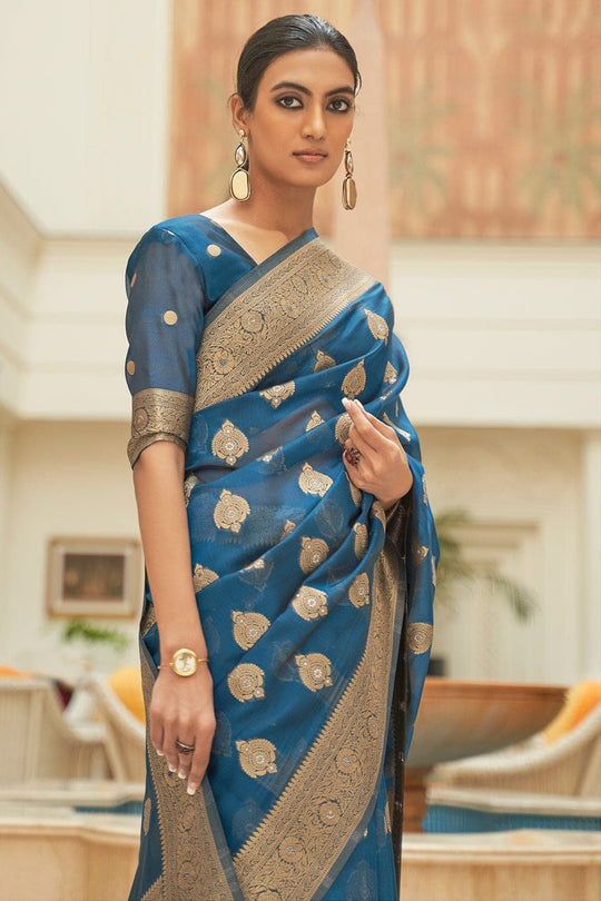 organza saree online