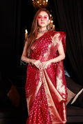 organza saree for wedding