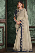 organza saree