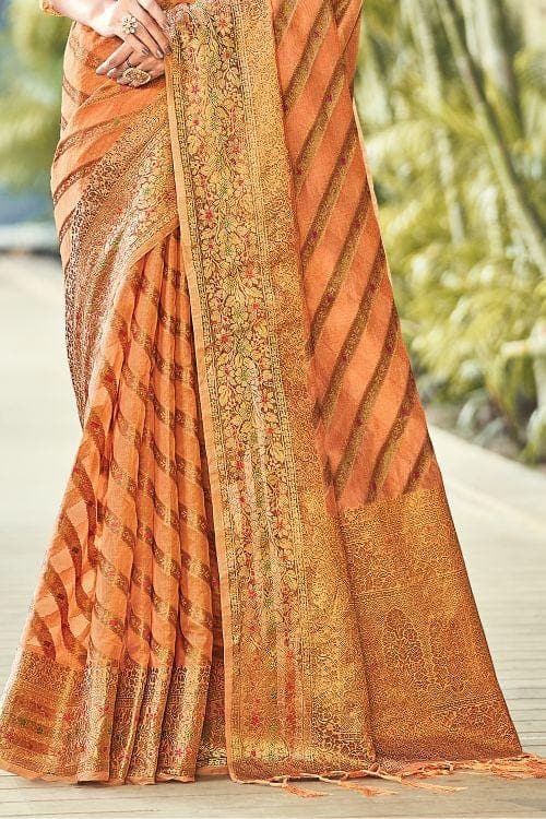 organza saree online