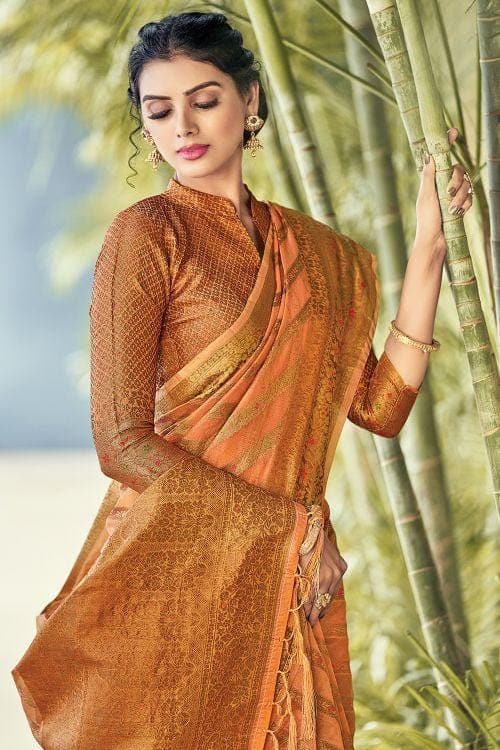 organza saree online