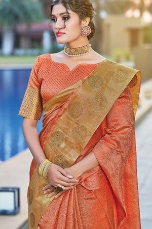 organza saree online