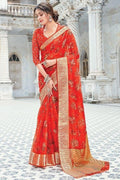 organza saree online