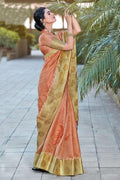 organza saree online