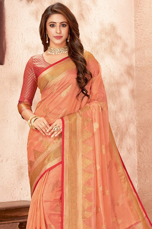 organza saree
