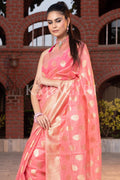 Organza Saree Petunia Pink Organza Saree saree online