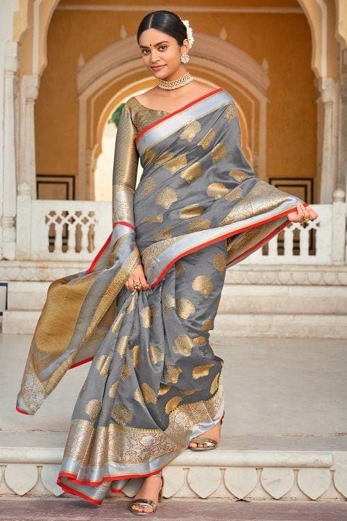 organza saree