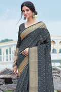 organza saree with blouse