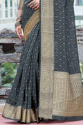 organza saree design