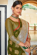 organza saree